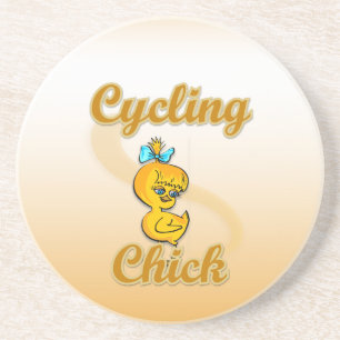Posavasos Chick ciclista