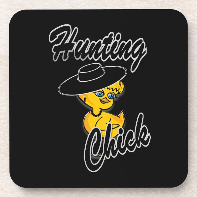 Posavasos Chick de caza #4 (Frente)