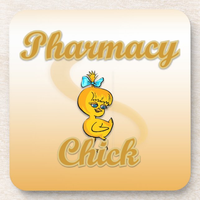 Posavasos Chick de farmacia (Frente)