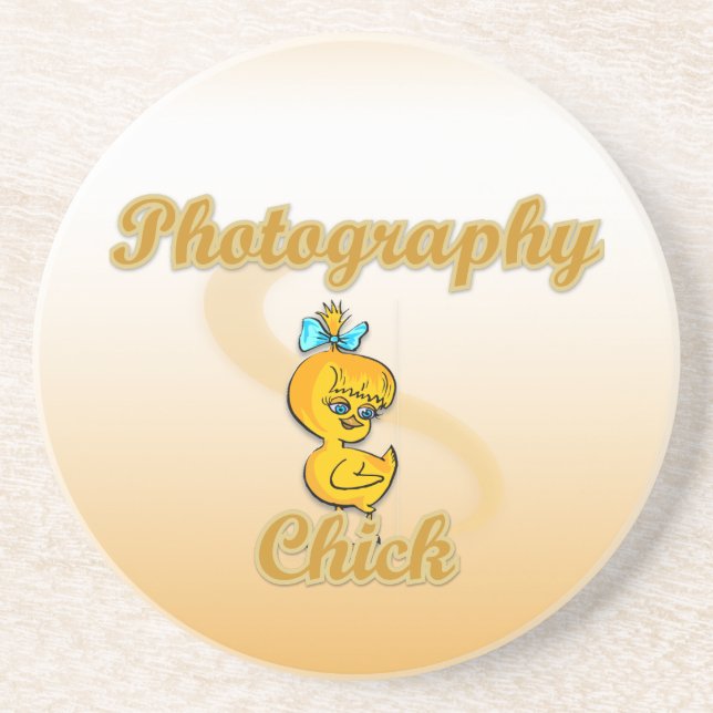 Posavasos Chick de fotografía (Frente)