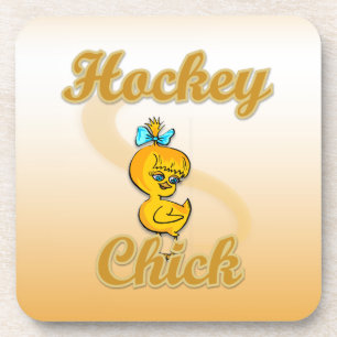Posavasos Chick de hockey