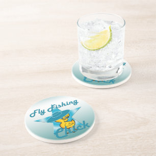 Posavasos Chick de pesca de mosca #7