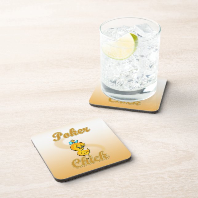 Posavasos Chick de póker (Lado Derecho)