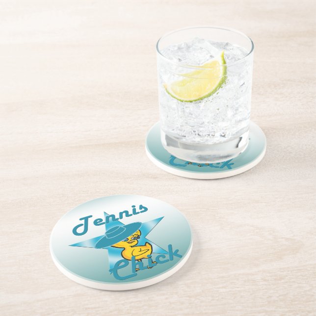 Posavasos Chick de tenis #7 (Lado)