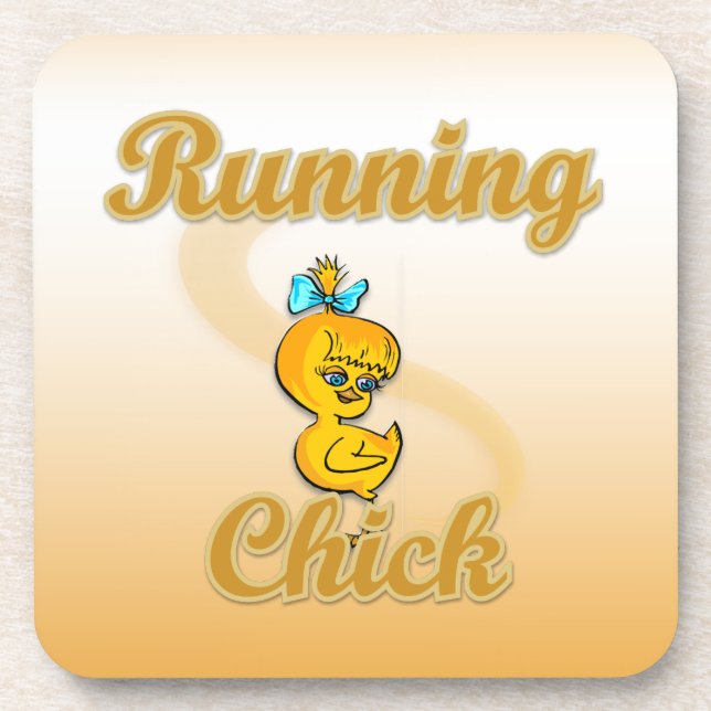 Posavasos Chick en ejecución (Frente)