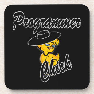 Posavasos Chick programador #4