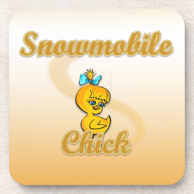 Posavasos Chick Snowmobile (Frente)