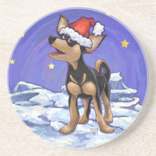 Posavasos Chihuahua Festivo Noche Estrellada