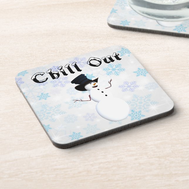 Posavasos Chill Out Bebida Coaster (Lado Izquierdo)