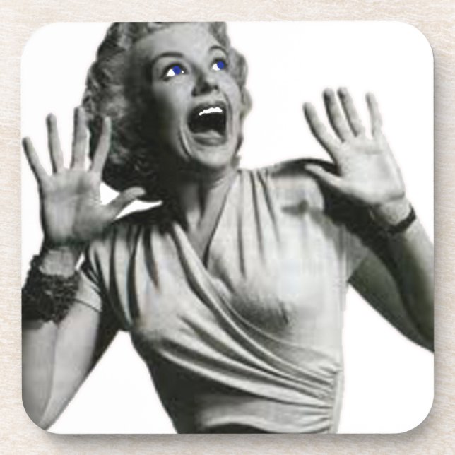 Posavasos Chillón de la película de terror (Frente)