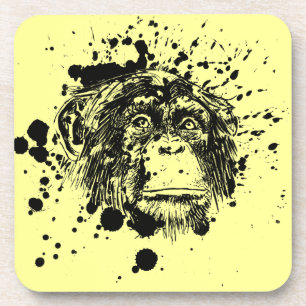 Posavasos Chimpancé en Black Splash