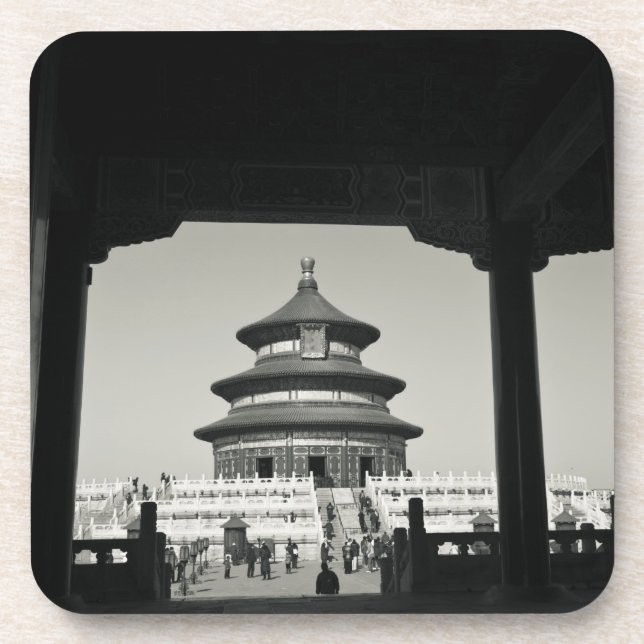 Posavasos China, Beijing, distrito de Chongwen. Templo de 2 (Frente)