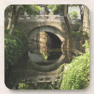 Posavasos China, Nantong, un puente en arco, forma un perfec