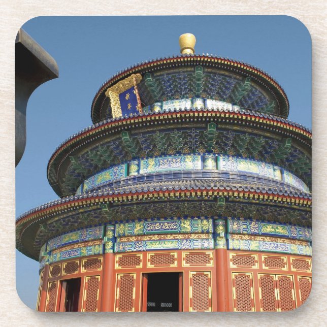 Posavasos China, Pekín, Templo del Cielo, Urn chino en China (Frente)