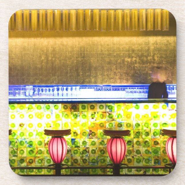 Posavasos China, Shanghai. Bar en el bar Xin Tian Di 2 (Frente)