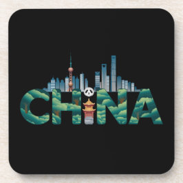 Posavasos China Shanghai Temple Panda