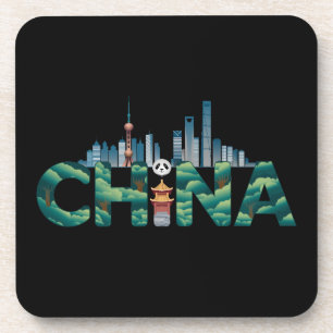 Posavasos China Shanghai Temple Panda
