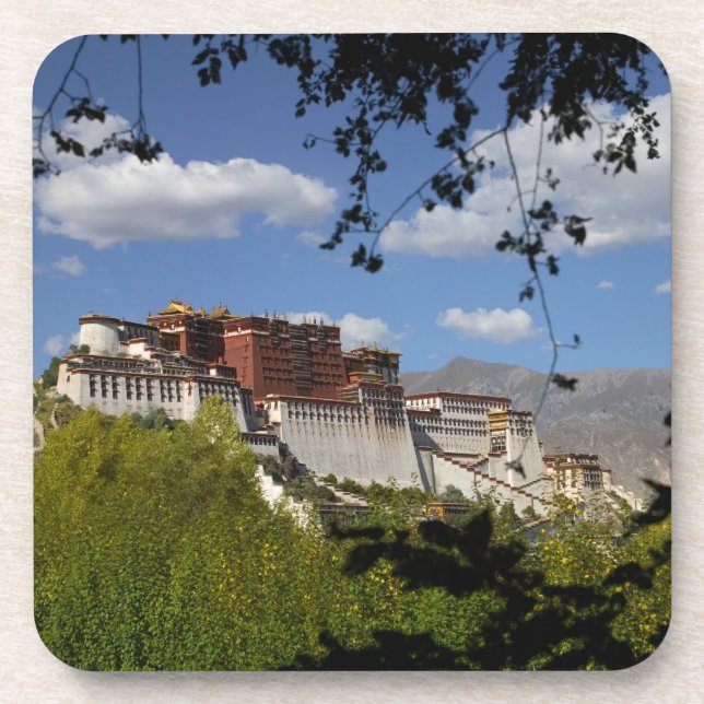 Posavasos China, Tíbet, Lhasa, Palacio Potala (Frente)