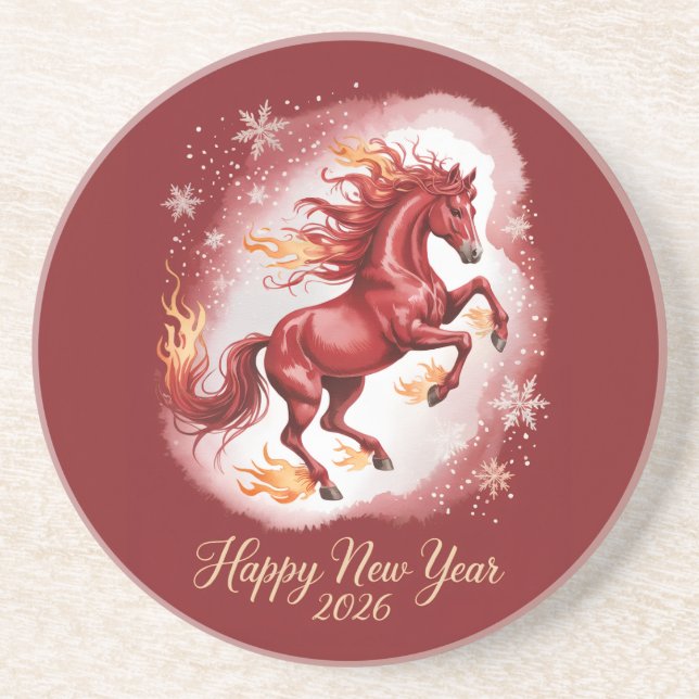 Posavasos Chinese New year of the Horse 2026 (Frente)