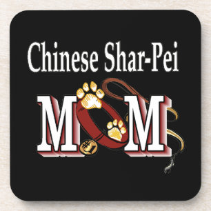 Posavasos Chino Shar-Pei Perro Mom