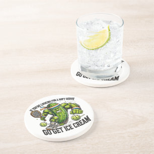 Posavasos Chiste de Amante de Pickleball con un Pickle Jugan