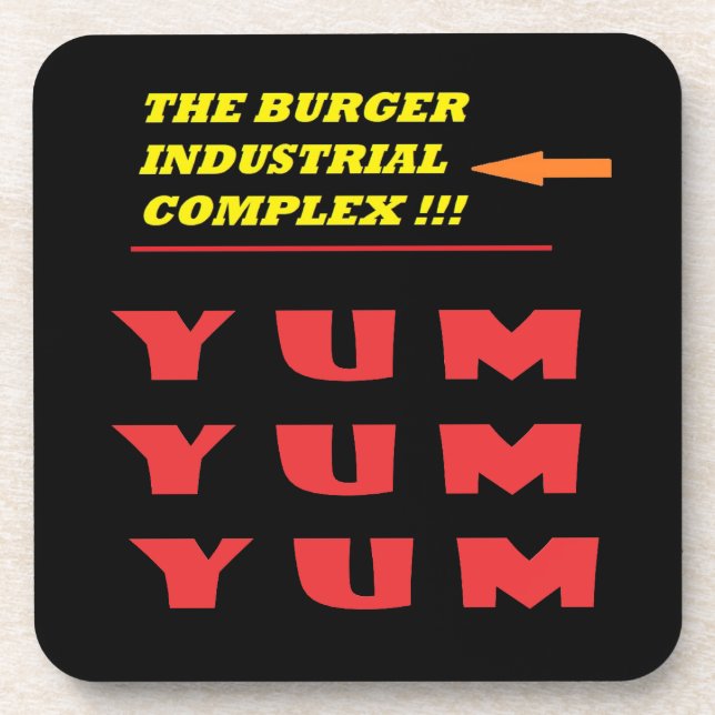 Posavasos Chiste de comida divertida sobre nuestra querida h (Frente)