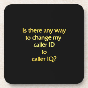 Posavasos Chiste divertido cambiando ID a CI
