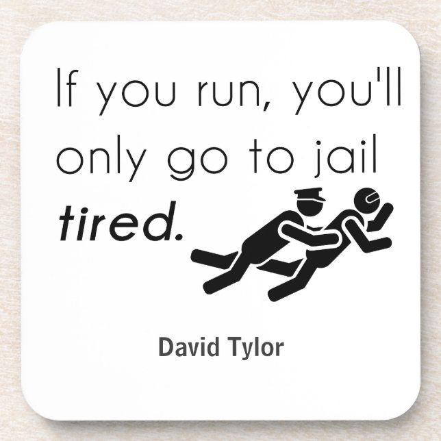 Posavasos Chistes de la policía (Frente)