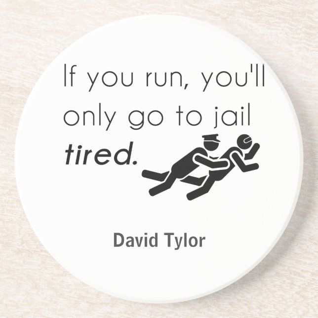 Posavasos Chistes de la policía (Frente)