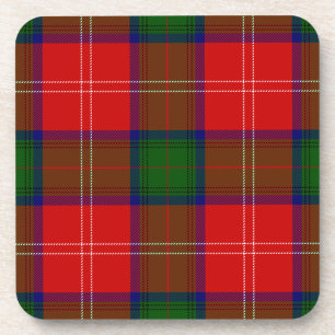 Posavasos Chitolm tartan rojo platillo