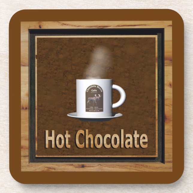 Posavasos Chocolate caliente (Frente)