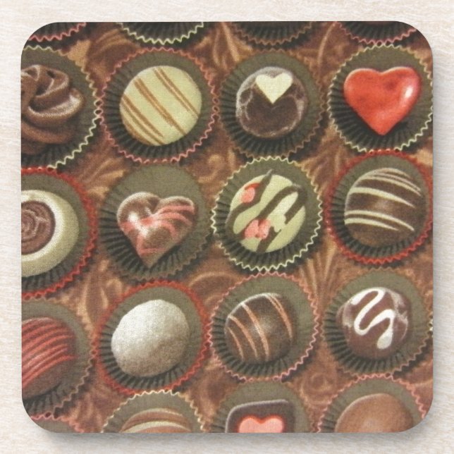 Posavasos Chocolates y trufas (Frente)
