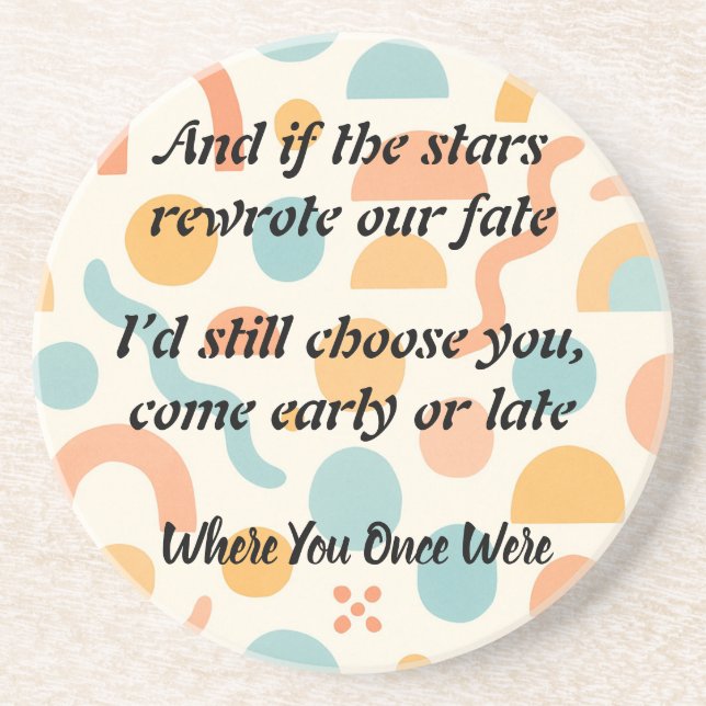 Posavasos Chosen Again and Always (Frente)