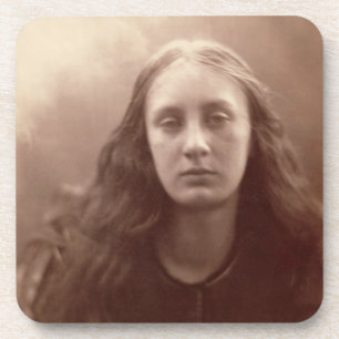 Posavasos Christabel, retrato de mayo Prinsep, c.1867 (sepia
