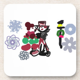 Posavasos Christmas Lovely walking