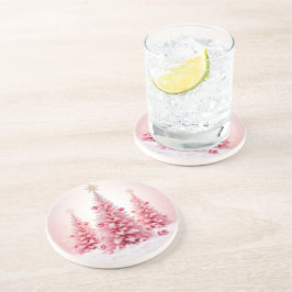 Posavasos Christmas Pink Coasters