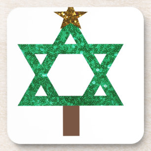 Posavasos christmukkah christmas tree