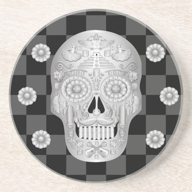 Posavasos Chrome Calavera Watch (Frente)