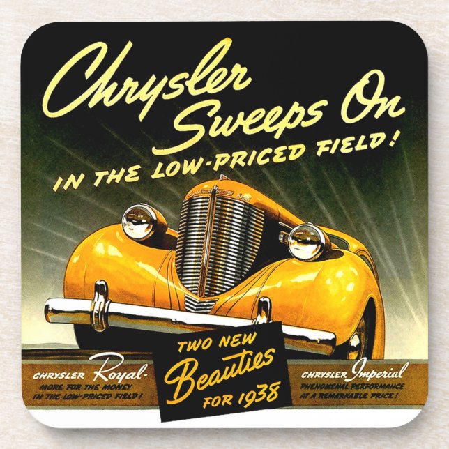 Posavasos Chrysler De 1938 Sigue (Frente)
