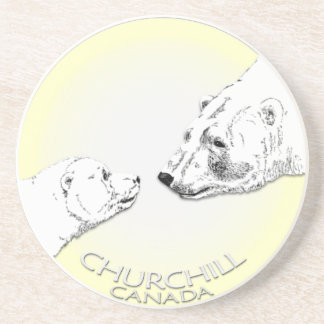 Posavasos Churchill Canada Souvenir Coasters Churchill Regal