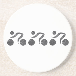 Posavasos Ciclistas en gris