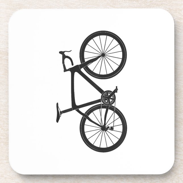 Posavasos Ciclo de ciclismo de triatlón en bicicleta T camis (Frente)