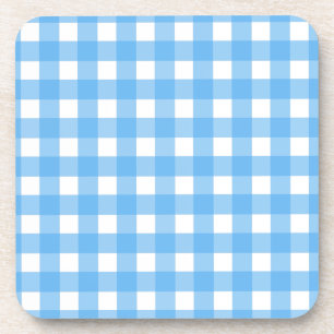 Posavasos Cielo azul gingham