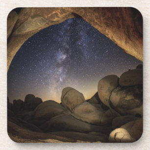 Posavasos Cielo nocturno del parque nacional Joshua Tree