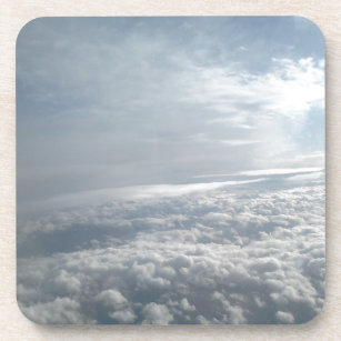 Posavasos Cielo, vista aérea, bellas nubes