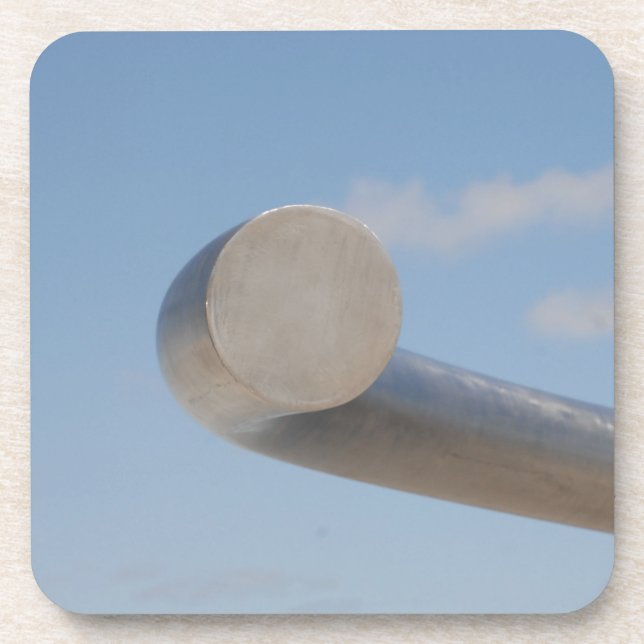 Posavasos Cielos azules metálicos (Frente)