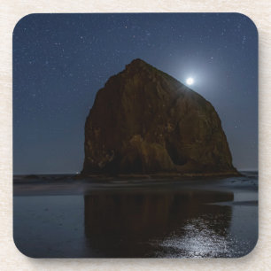Posavasos Cielos sobre Haystack Rock Cannon Beach, Oregon