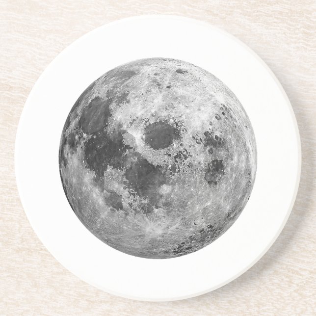 Posavasos Ciencia de astronomía gráfica de Guay Full Moon (Frente)