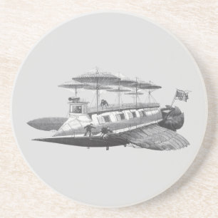 Posavasos Ciencia Ficción Vintage Steampunk Eclipse de Dirig