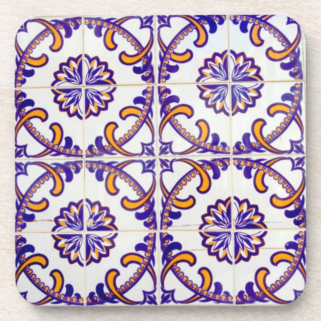 Posavasos Cierre de la estructura de mosaico, Portugal (Frente)